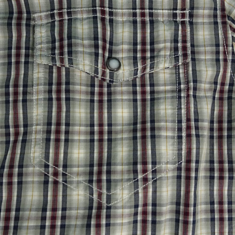 Authentic Icon Pearl Snap Shirt Size X-Large - Picture 3 of 5
